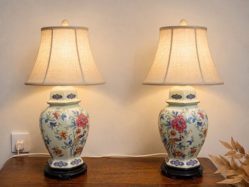 Vintage pair chinoiserie - pair,