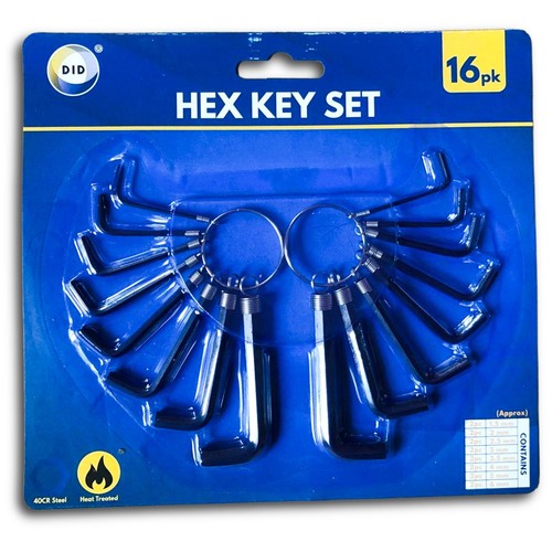 16pc allen key - 16pc, set