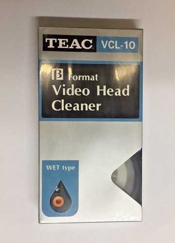 Teac video head cleaner - teac,