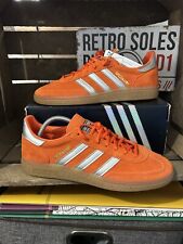 Adidas Originals Spezial Trainers UK Size 10 Orange Silver Suede 2024