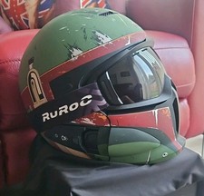 Ruroc RG1-DX Limited Edition. Star Wars Boba Fett Helmet. 