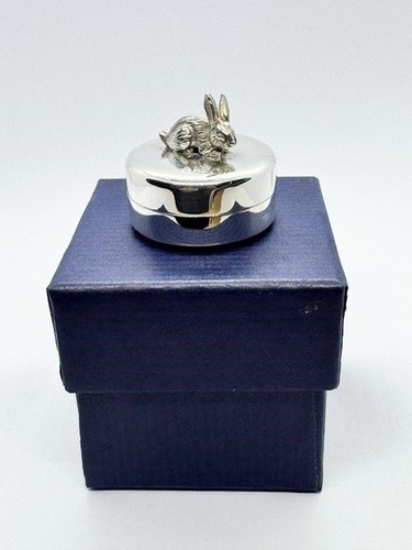 Solid sterling silver rabbit - solid,