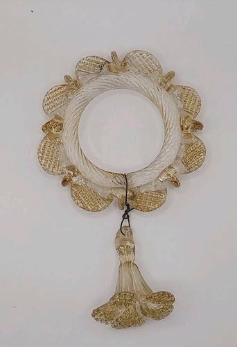 Murano gold glass - , ring