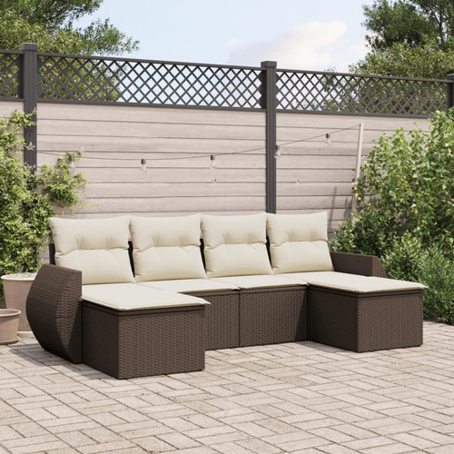 Garden sofa set brown - set, pe