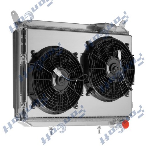 Row radiator shroud fan for - radiator+shroud,
