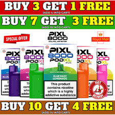 Pixl 8000 Refill | 20mg | Pixl 8000 Vape Pods | Replaceable Prefilled | 2ml |New