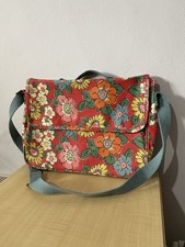 Cath Kidston Girls Satchel Crossbody Bag Floral Shiny Oilcloth  See Description