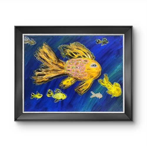 Golden fish fantail original - fantail,