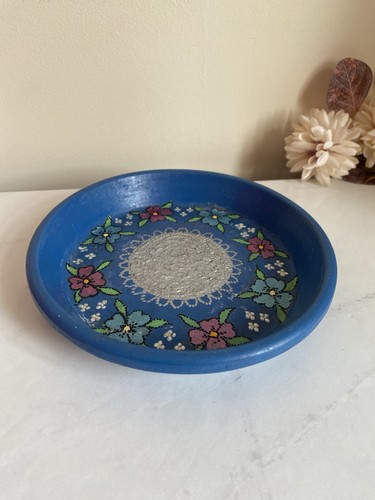 Hand painted ceramic floral - hand-painted,