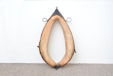 vintage horse collar old headcollar leather head collar yoke - FREE DELIVERY
