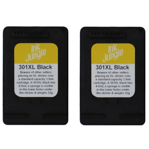 Refilled 301xl black ink - refilled,