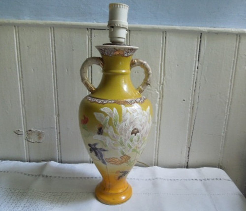 Antique lamp base japanese - lamp,