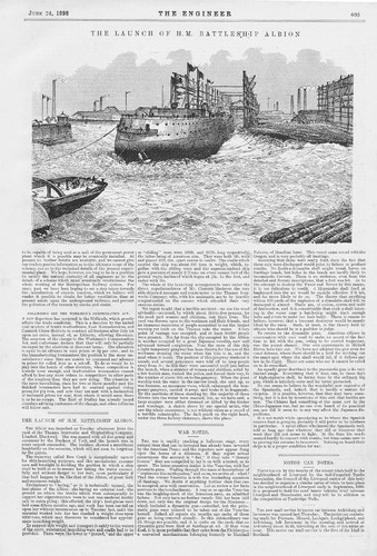 Hms albion launch the - hms, royal
