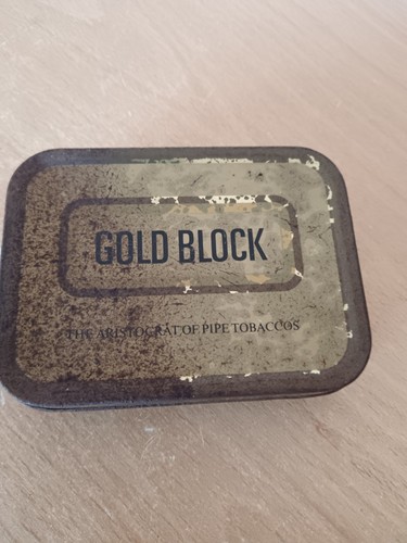 Gold block pipe tobacco - pipe,
