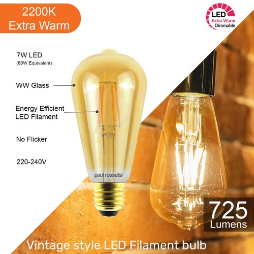 St64 led filament dimmable - led,