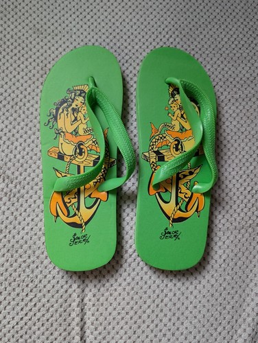 Sailor jerry flip flops - sailor,