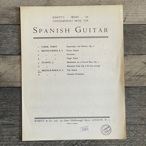 Spanish guitar schotts - spanish, 7