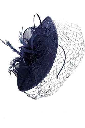Saucer sinamay headband - sinamay,