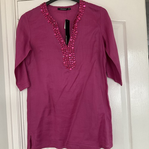 Primark bright pink linen - bright, size