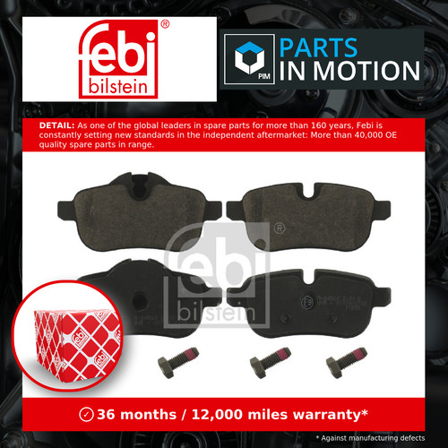 Brake pads set fits - set, bmw