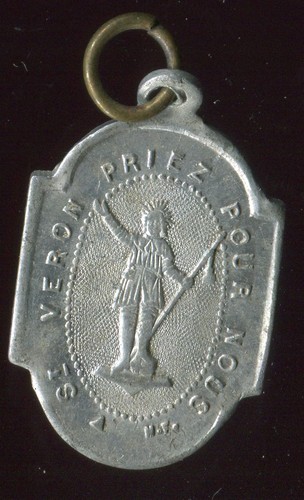 Rare antique aluminum medal - antique,