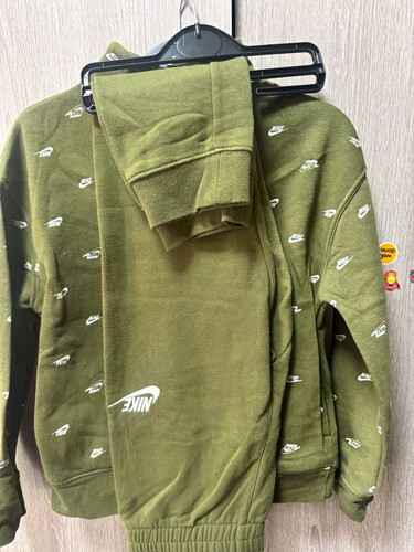 Nike boys green logo zip - nike,