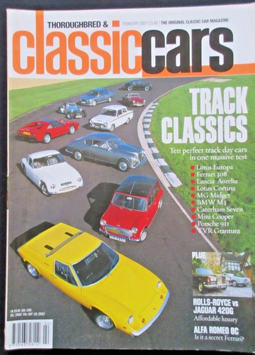 Classic cars magazine feb 2001 - magazine,