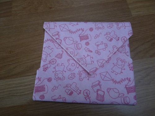 Reusable pink peppa pig fabric - peppa,