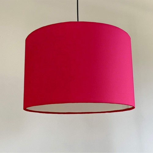 Cerise pink cotton drum