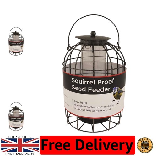 Metal squirrel proof bird - squirrel,