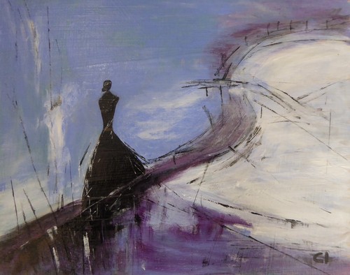 Winter land abstract original - land,