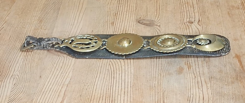 Old horse tack leather - , strap