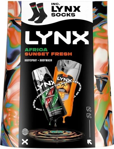 Lynx socks africa - lynx, sunset