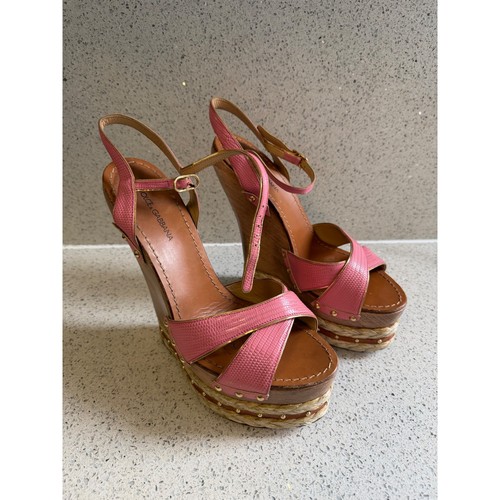 Dolce gabbana pink - pink, lizard