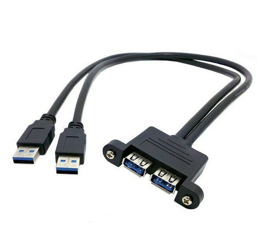 Dual usb panel - panel, mount