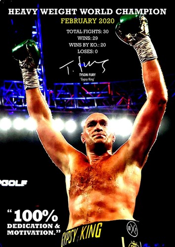 Tyson fury poster gypsy king - fury,