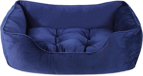 Rosewood velvet square dog - rosewood,