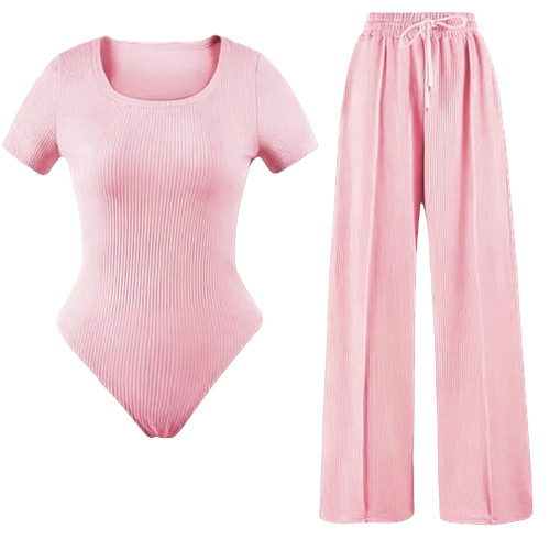 Women bodysuit wide leg - &,