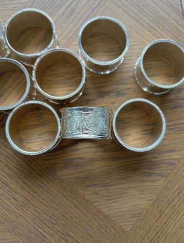 Silver plated napkin - x,