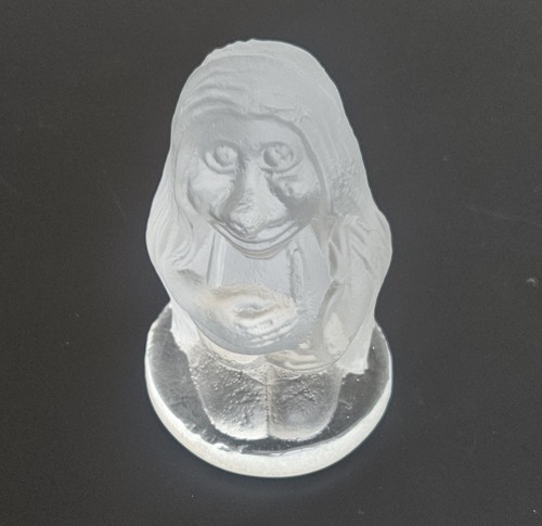 Vintage glass pregnant troll - vintage,