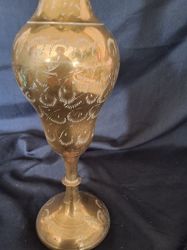 Brass vase excellent - vase,