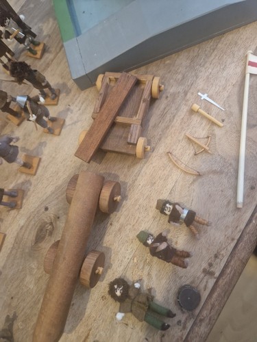 1970s handmade wooden fort - wooden,