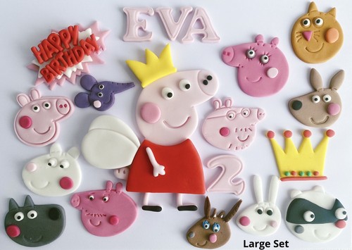 Edible fondant fairy peppa pig - fairy,