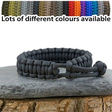Paracord survival bracelet - paracord,