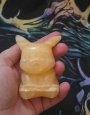 Orange calcite large pikachu - orange,