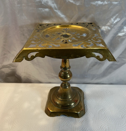 Vintage ornate brass fireside - vintage,