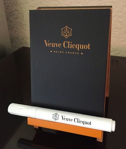 Veuve clicquot champagne - veuve, easel