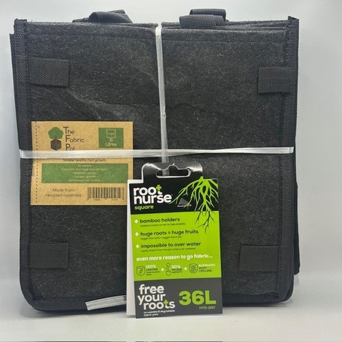 Square fabric pots 11l - 11l, 36l