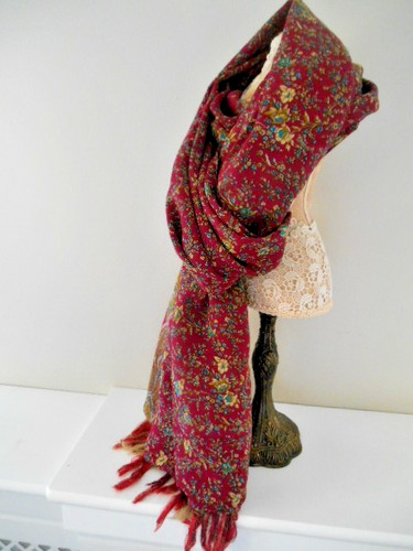 Vintage pashmina shawl scarf - vintage, pashmina/shawl/scarf