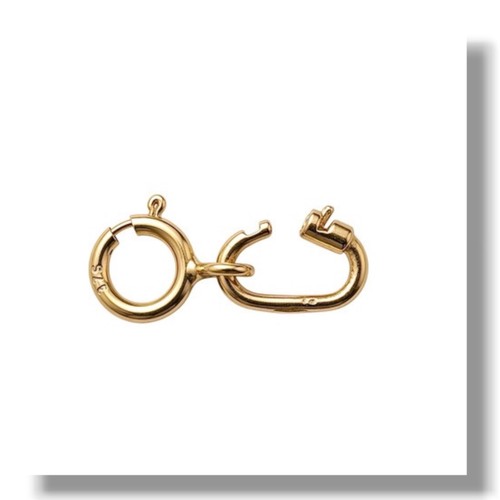 9ct real gold clasp link - 9ct,